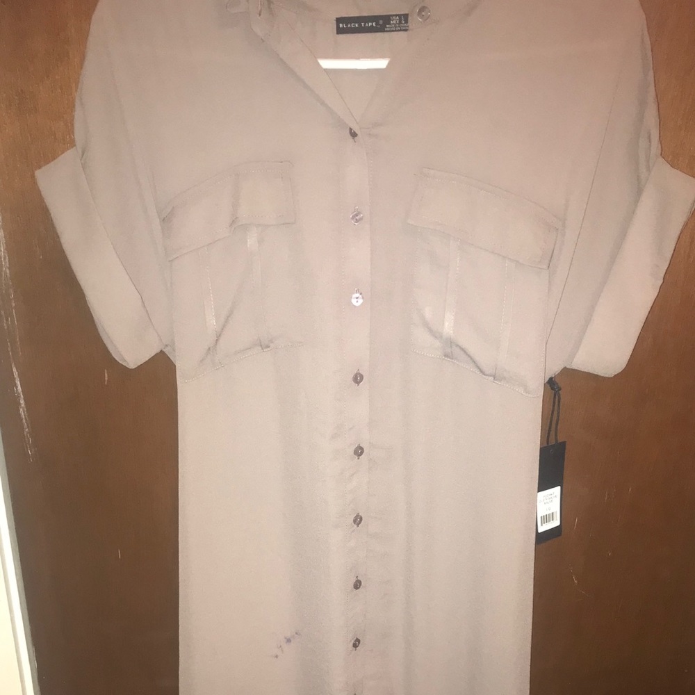 Mauve Bishop and Young button up dress